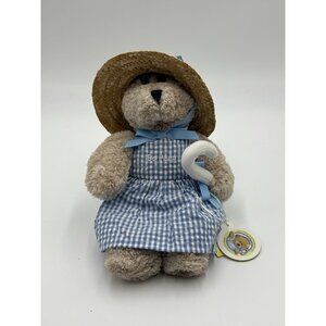 Starbucks Bearista Teddy Bear Plush Stuffed Animal Little Bo Peep Straw Hat Tags